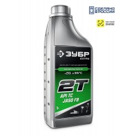 ЗУБР 2Т-М, 1 л, минеральное масло для 2-тактных двигателей, EXTRA (70602-1)