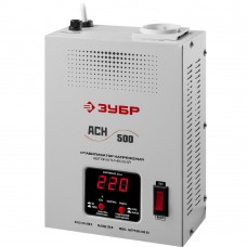 Стабилизатор напряжения автоматический 500ВА, 0.5 кВт ЗУБР Профессионал 59381-0.5