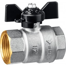 Шаровой кран полнопроходной d 1/2, ручка «бабочка», «мама-мама» ЗУБР 51323-1/2