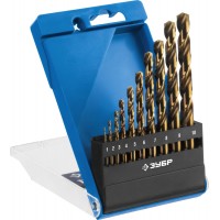 Набор сверл по металлу 10 шт (1-10 мм), сталь Р6М5К5, класс А Кобальт ЗУБР Профессионал 29626-H10_z01