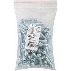 Болт головка - внутренний 6-гранник 6х20 мм DIN 912 100 шт 27606-0