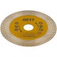 Диск отрезной / шлифовальный алмазный (сухая и влажная резка) 125х1,8х10/20х22,2 мм (37439)
