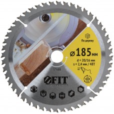 Диск пильный для циркулярных пил по дереву, спец. форма зуба 185 х 20/16 х 48Т (37688)