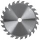 Диск пильный для циркулярных пил по дереву 190 х 20/16 х 24T (37743)