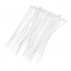 Хомуты, 150 х 3.6 мм, пластиковые, белые, 100 шт Сибртех (45548)