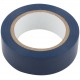 Изолента ПВХ самозатухающая 19 мм х 0,13 мм х 10 м ( синяя ) (11001)