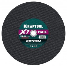 Отрезной диск для бензореза X7-EXTREM RAIL, 350x4.0 / 25.4 мм, по Ж/Д рельсам KRAFTOOL 36258-350-4.0