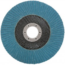 Круг лепестковый торцевой циркониевый плоский, 125 мм P 100 (39975)