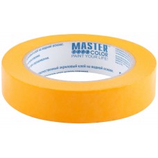 Лента малярная золотистая, рисовая бумага, термостойк. до 120°C, УФ-стойкость до 30 дней, 25 мм х 50 м (30-6125)