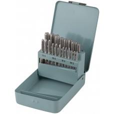 Метчики, легированная сталь Профи 21 шт. М3-М12, металлический кейс