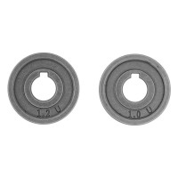 Подающий ролик, U профиль под алюминиевую проволоку 1,0-1,2 мм, 2 шт Denzel (93654)