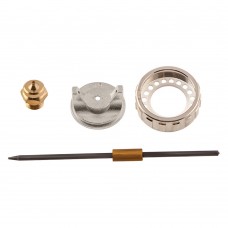 Ремкомплект для краскораспылителя 4 предмета : сопло 1.5 мм + игла + форсунка + зажим сопло Matrix (57382)