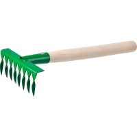 Грабельки садовые РОСТОК 160 x 62 x 405 мм, 8 витых зубцов 39613