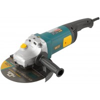Шлифмашина угловая 2500 Вт; 6500 об/мин; КлК 230 мм; 7,1 кг; арм.ротор; б/с щеток; рез.накл; плав.пуск; кор. (80335)