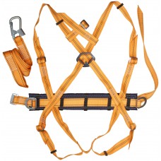 Удерживающая привязь с наплечными и набедренными лямками УП-2ЖА ( лента ) (12577)