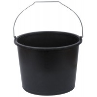Ведро строительное пластиковое для перемешивания раствора, усиленные стенки 12 л (04090)