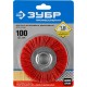 Щетка дисковая для УШМ 100 мм, нейлоновая проволока ЗУБР Профессионал 35160-100_z01