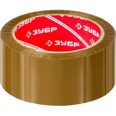 Лента упаковочная клейкая 48 мм, 60 м, 50 мкм, коричневая ЗУБР 12033-50