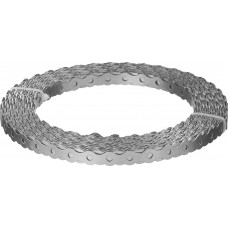 Лента вентиляционная перфорированная Волна 12 x 0.5 мм, 25 м, цинк ЗУБР 310246-12