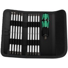 Набор 11 пр. двусторонних комбинированных бит c хвостовиком HEX 6 мм с отвёрткой-битодержателем Vario серия 88/1 Wera WE-002990