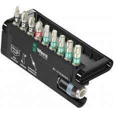 Набор бит с битодержателем Rapidaptor 10 Stainless 1, нерж., 10 пр., 1/4