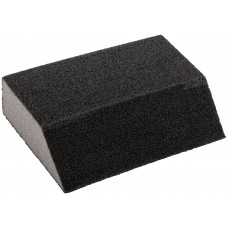Губка шлифовальная угловая, алюминий-оксидная, 100х70х25 мм, средняя жесткость Р 180 (38375)