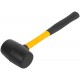 Киянка резиновая, фиберглассовая ручка 60 мм ( 450 гр )