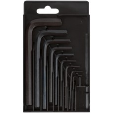 Ключи шестигранные HEX короткие CrV 9 шт.( 1,5-10 мм ) (в коробочке)