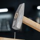 Молоток слесарный, 600 г, квадратный боек, деревянная рукоятка Россия