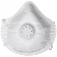 Полумаска фильтрующая, FFP2, формованная, 3-х слойная, с клапаном (12296)
