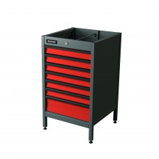 Тумба с 7-ю ящиками красный RUNTEC TS7-7016-3020