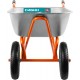 Строительная тачка двухколесная 110 л 200 кг пневматические колеса СИБИН СТ-22 39905_z01