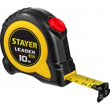 Рулетка с автостопом 10 м х 25 мм Leader Professional STAYER 3402-10-25