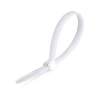 Стяжка нейлоновая КСЗ 5х250 (бел) (100шт) (Fortisflex) (90332)