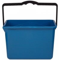 Ведро для краски, пластиковая ручка 8 л синее (04023)