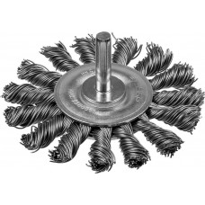 Щетка дисковая для дрели 75 мм, жгутированная стальная проволока 0.5 мм ЗУБР Профессионал 3522-075_z02