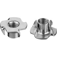 Врезная гайка M10 x 12 мм, цинк, 5 кг ЗУБР DIN 1624 303780-10