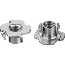 Врезная гайка M10 x 12 мм, цинк, 5 кг ЗУБР DIN 1624 303780-10