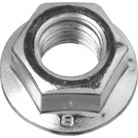 Гайка с фланцем M14, кл. пр. 8, цинк, 5 кг ЗУБР DIN 6923 303630-14