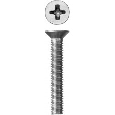 Винт с потайной головкой M4?25 мм DIN 965 кл. пр. 4.8 цинк 5 кг ЗУБР 303110-04-025