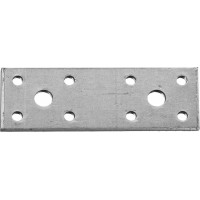 Крепежная пластина КП-2.0, 100 x 35 x 2 мм, цинк ЗУБР 310236-100-35