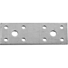 Крепежная пластина КП-2.0, 100 x 35 x 2 мм, цинк ЗУБР 310236-100-35