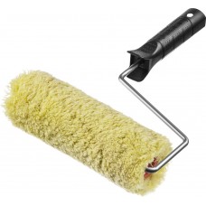 Фасадный валик с ручкой ОПТИМА-СИНТЕКС, 50 х 180 мм, бюгель 6 мм, ворс 18 мм, полиэстер, все виды ЛКМ ЗУБР 03517-18