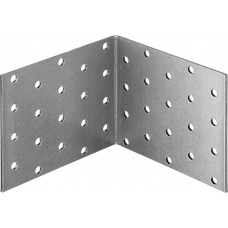 Равносторонний крепежный уголок 80 x 100 x 100 x 2 мм цинк ЗУБР УКР-2.0 310206-080-100