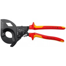 Кабелерез c трещоткой VDE, для кабелей со стальным армированием, SWA O 45 мм (380 мм?/MCM 750), длина 315 мм (KN-9536315A)