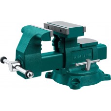 Тиски слесарные 165 мм, расход 324 мм Reversible KRAFTOOL 32705-165