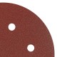 Круг абразивный на ворсовой подложке под липучку, перфорированный, P 150, 150 мм, 5 шт Matrix (73842)