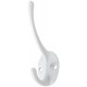 Крючок-вешалка двойной, белый (66873)
