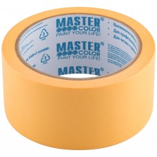 Лента малярная золотистая, рисовая бумага, термостойк. до 120°C, УФ-стойкость до 30 дней, 48 мм х 25 м (30-6124)