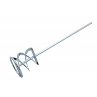 Миксер для красок и штукатурных смесей, 80 х 400 мм, оцинкованный, шестигранный хвостовик 8 мм Denzel (848447)